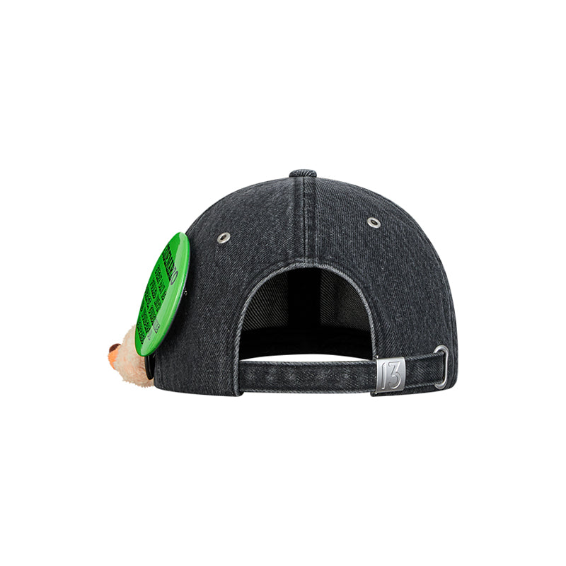 13DE MARZO Badge Denim Baseball Cap - 13DE MARZO