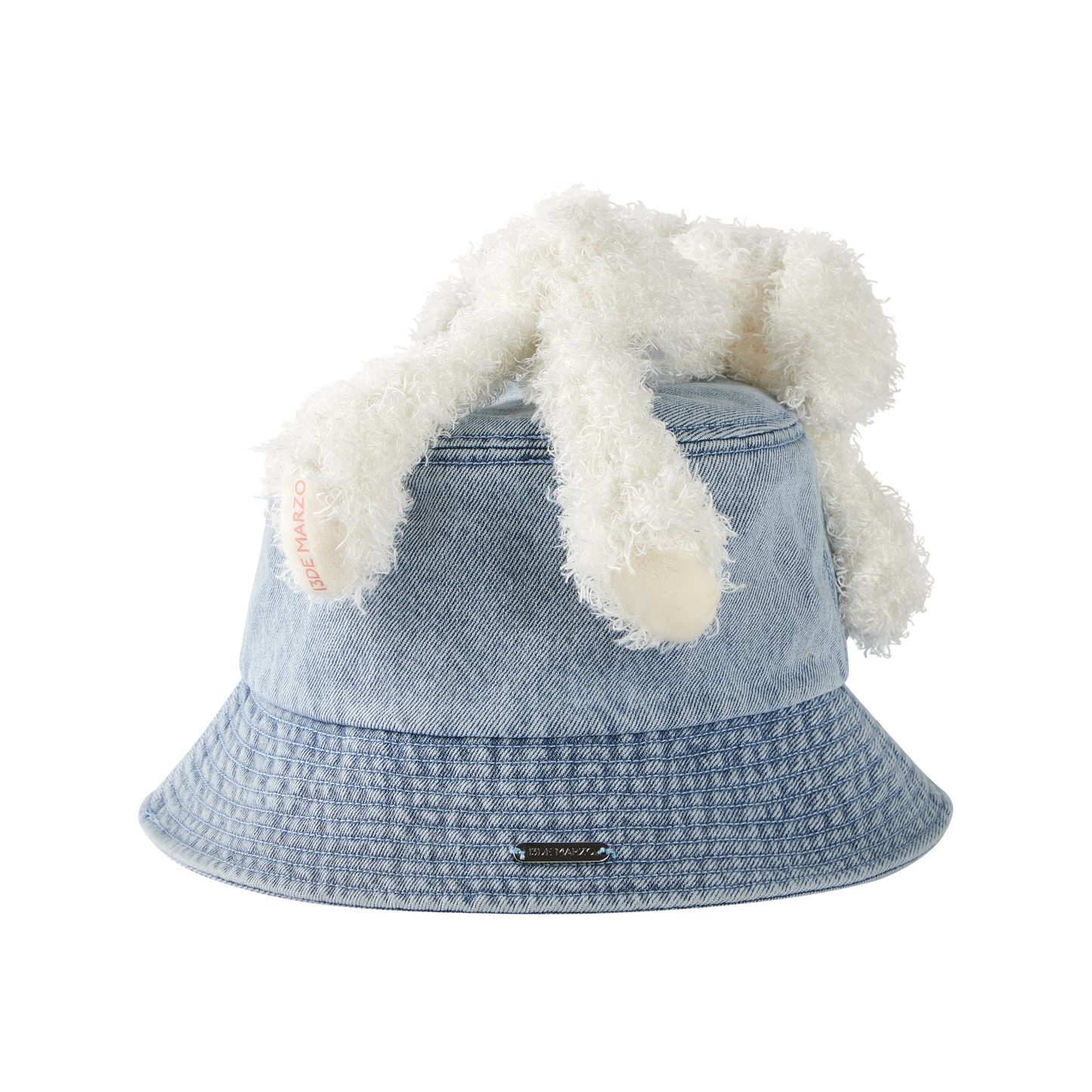 13DE MARZO Doozoo Washed Denim Bucket Hat