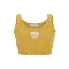 13DE MARZO Embroidered Plush Top