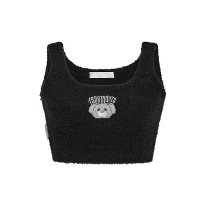 13DE MARZO Embroidered Plush Top - 13DE MARZO