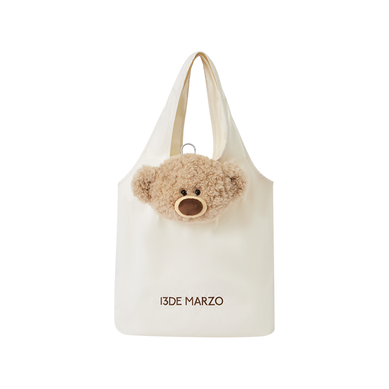 13DE MARZO Bear Coin Purse Tote Bag