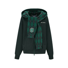 Harry Potter × 13DE MARZO Hogwarts Four Houses Bear Zipper Hoodie