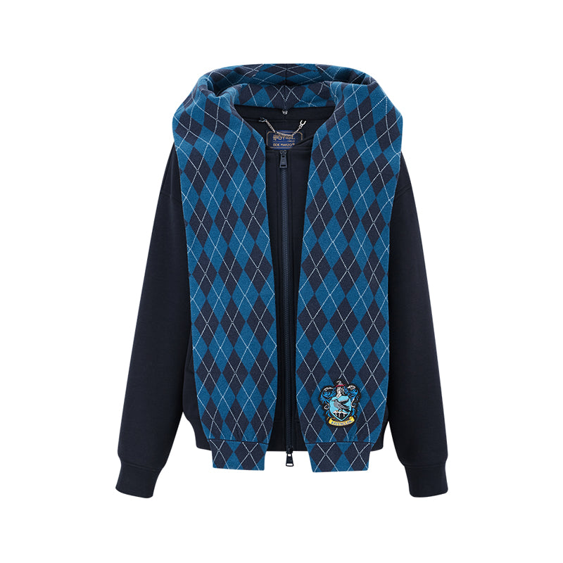 Harry Potter × 13DE MARZO Hogwarts Four Houses Bear Zipper Hoodie - 13DE MARZO