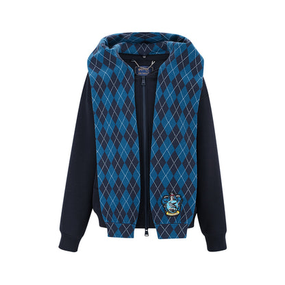 Harry Potter × 13DE MARZO Hogwarts Four Houses Bear Zipper Hoodie - 13DE MARZO