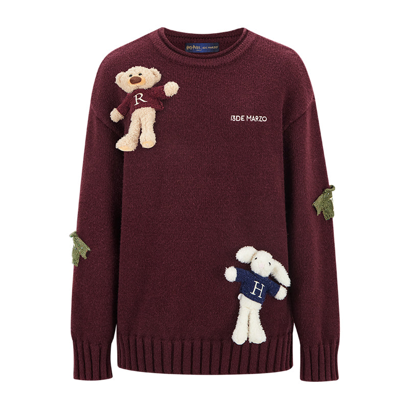 Harry Potter × 13DE MARZO Harry and Weasley Vintage Sweater - 13DE MARZO