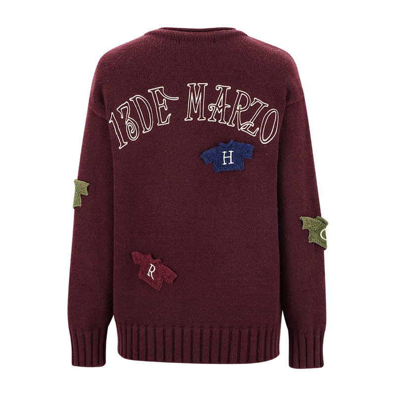 Harry Potter × 13DE MARZO Harry and Weasley Vintage Sweater - 13DE MARZO