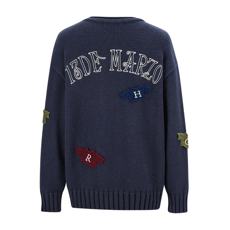 Harry Potter × 13DE MARZO Harry and Weasley Vintage Sweater - 13DE MARZO