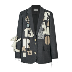 13DE MARZO Bear Malposition Logo Suit
