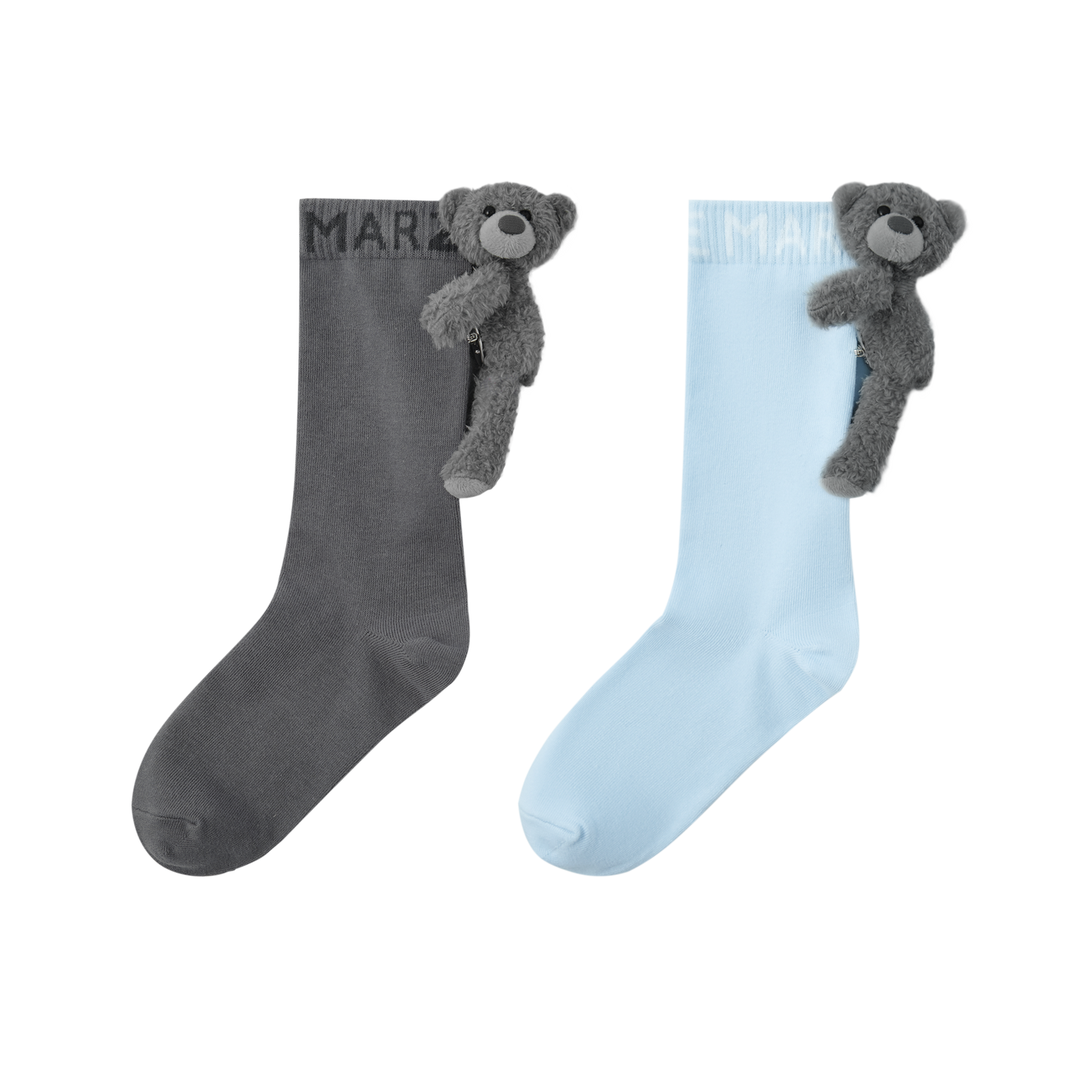 13DE MARZO Bear Heel Socks