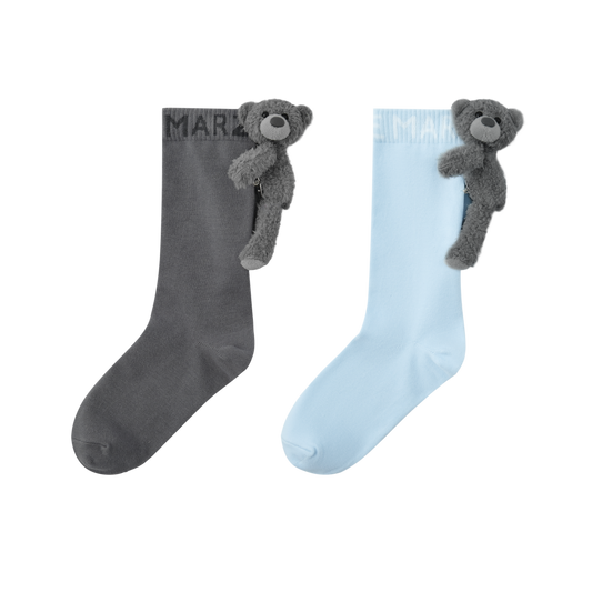 13DE MARZO Bear Heel Socks