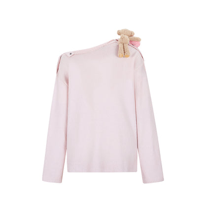 Harry Potter × 13DE MARZO Rubeus Hagrid Birthday Cake Sweater - 13DE MARZO