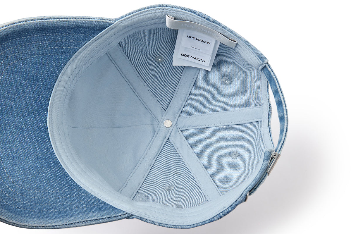 13DE MARZO Stargazer Bear Baseball Cap Blue - 13DE MARZO