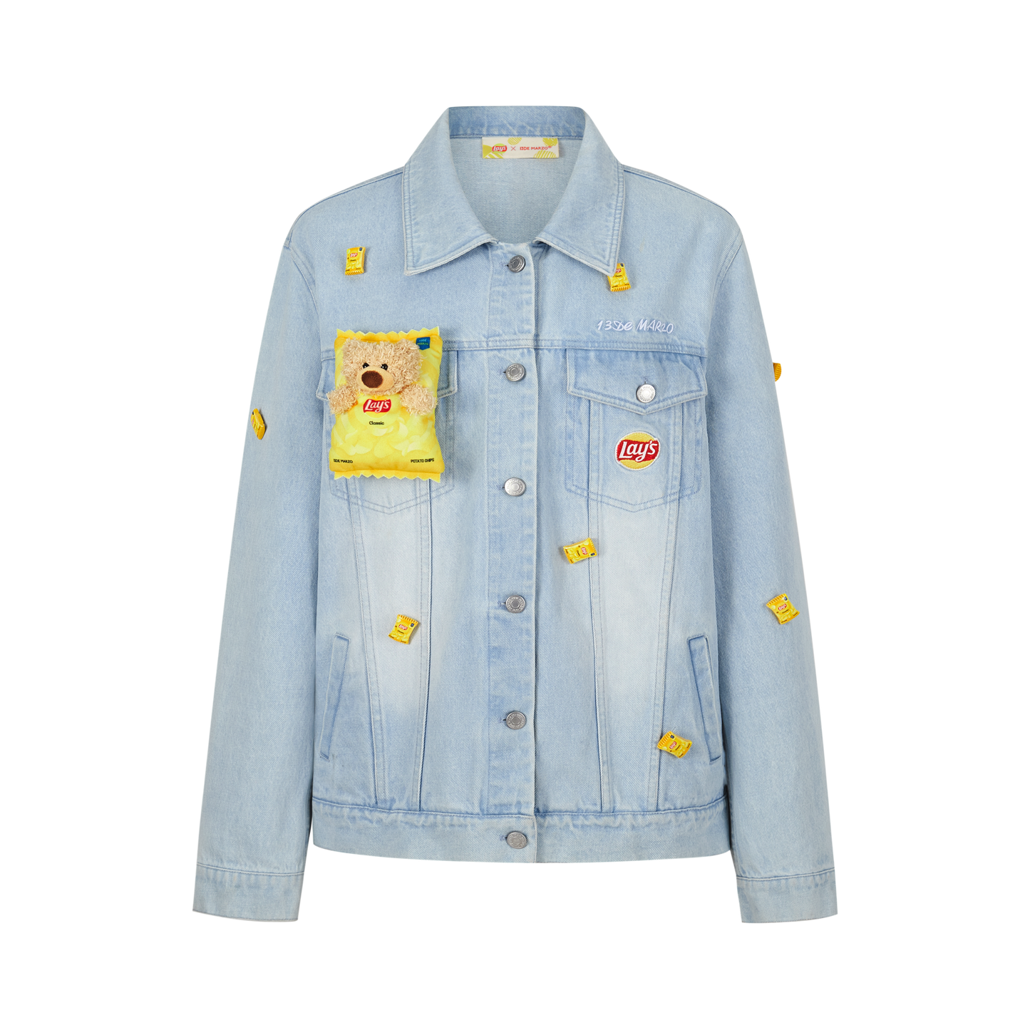 13DE MARZO Lay's Mini Pack Denim Jacket