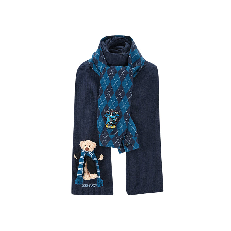 Harry Potter × 13DE MARZO Hogwarts Four Houses Bear Scarf - 13DE MARZO