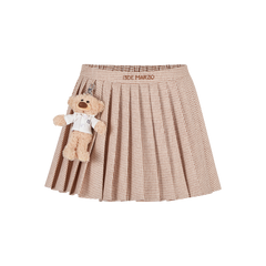 13DE MARZO Plaid Pleated Skirt