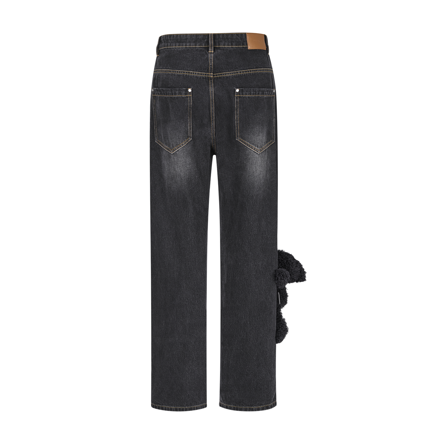 13DE MARZO Bear Base Washed Jeans