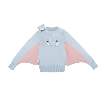 13DE MARZO Elephant Bear Batwing Sweater - 13DE MARZO