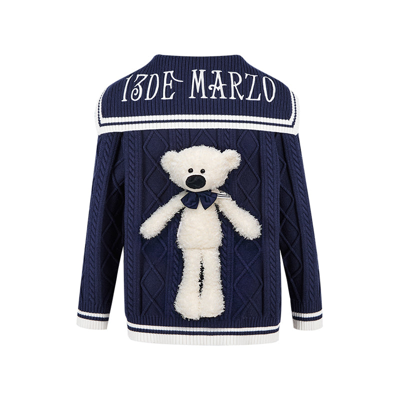 13DE MARZO Sailor Knitted Cardigan - 13DE MARZO