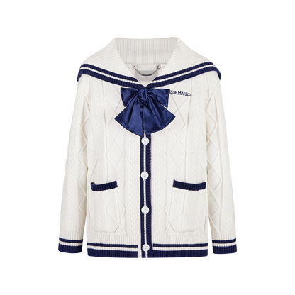13DE MARZO Sailor Knitted Cardigan - 13DE MARZO