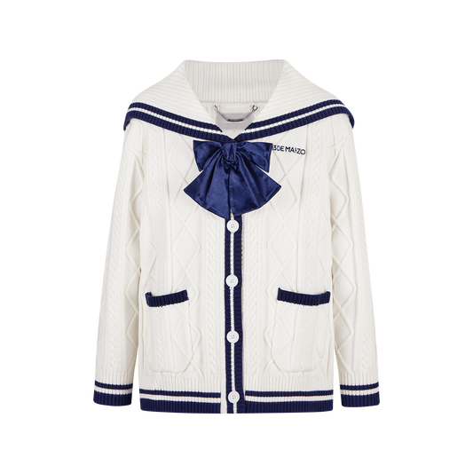 13DE MARZO Sailor Knitted Cardigan - 13DE MARZO