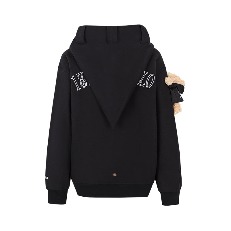 Harry Potter × 13DE MARZO Hogwarts Four Houses Bear Scarf Sweater - 13DE MARZO