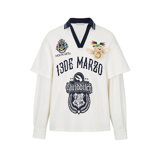 Harry Potter × 13DE MARZO Quidditch Bear Sports Shirt - 13DE MARZO