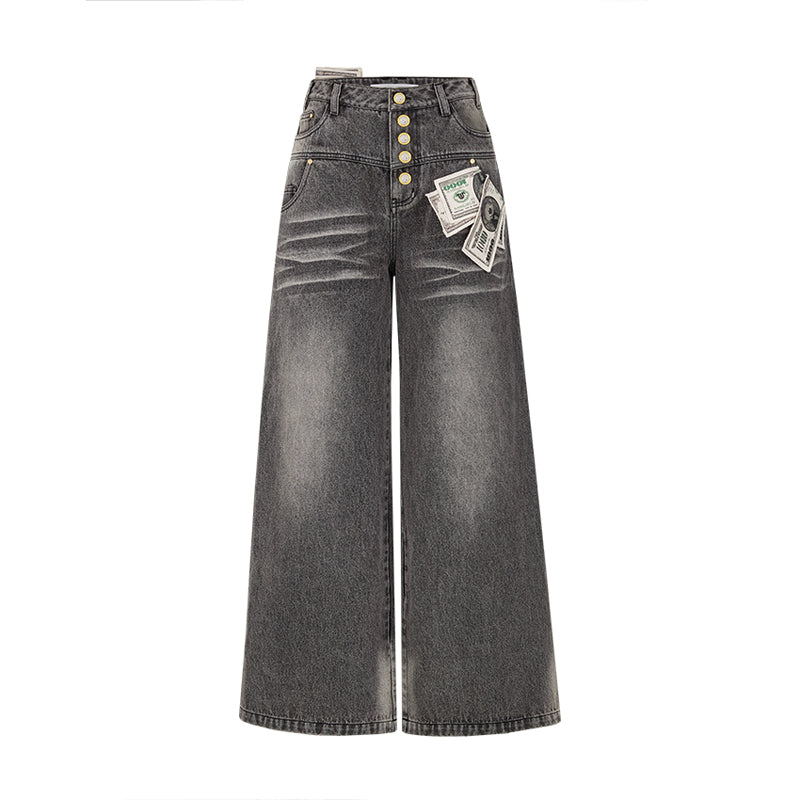 13DE MARZO Bear Cash Jeans - 13DE MARZO