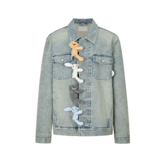 13DE MARZO Friends Hangout Denim Jacket