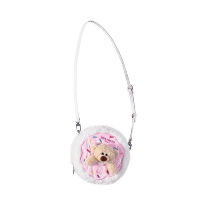 13DE MARZO BabyBear Donut Fuzzy Bag Beige - 13DE MARZO