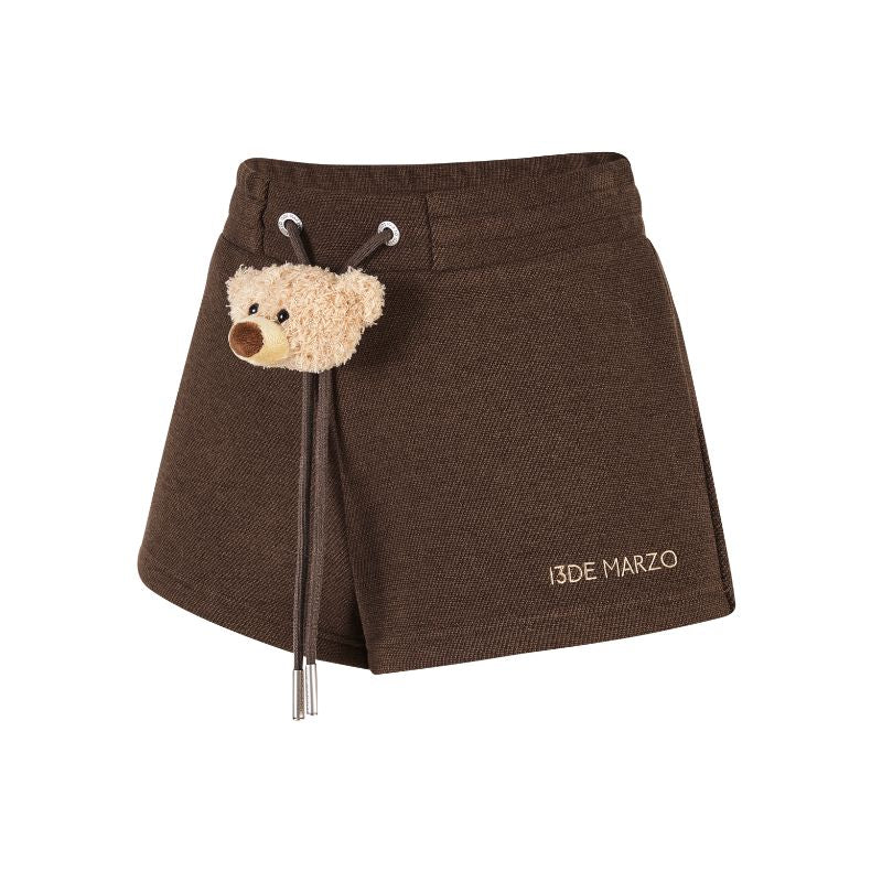 13DE MARZO Doozoo Brushed Shorts Brown - 13DE MARZO