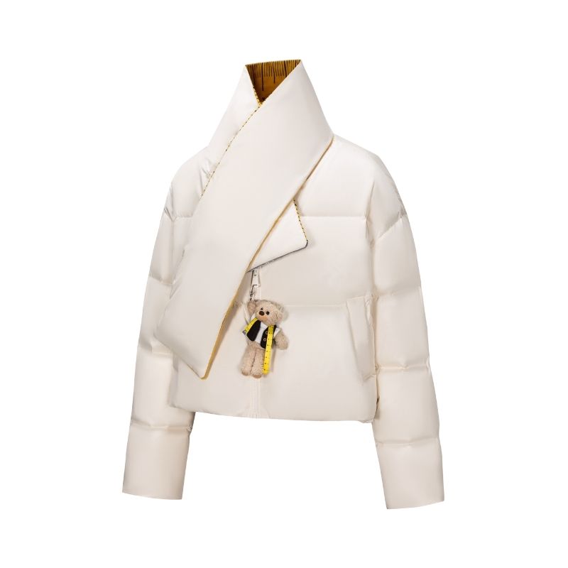 13DE MARZO Tailor Bear Ruler  Down Jacket Beige - 13DE MARZO