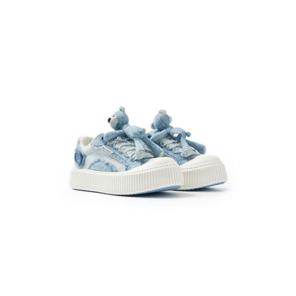 13DE MARZO Bear Denim Biscuits Sneakers - 13DE MARZO