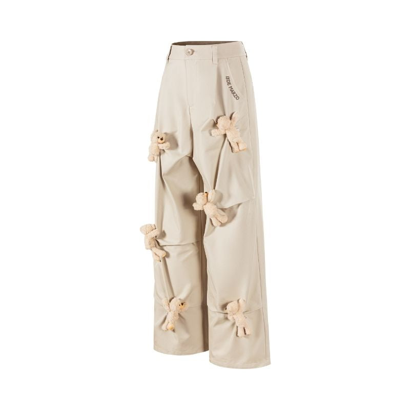 13DE MARZO Doozoo Casual Cargo Pants Khaki - 13DE MARZO