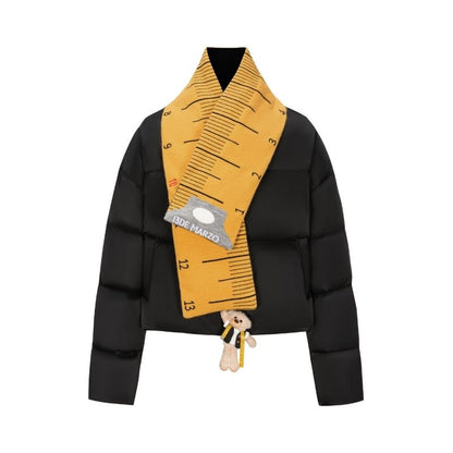 13DE MARZO Tailor Bear Ruler  Down Jacket Black - 13DE MARZO