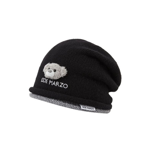 13DE MARZO Doozoo Slouchy Beanie Black - 13DE MARZO