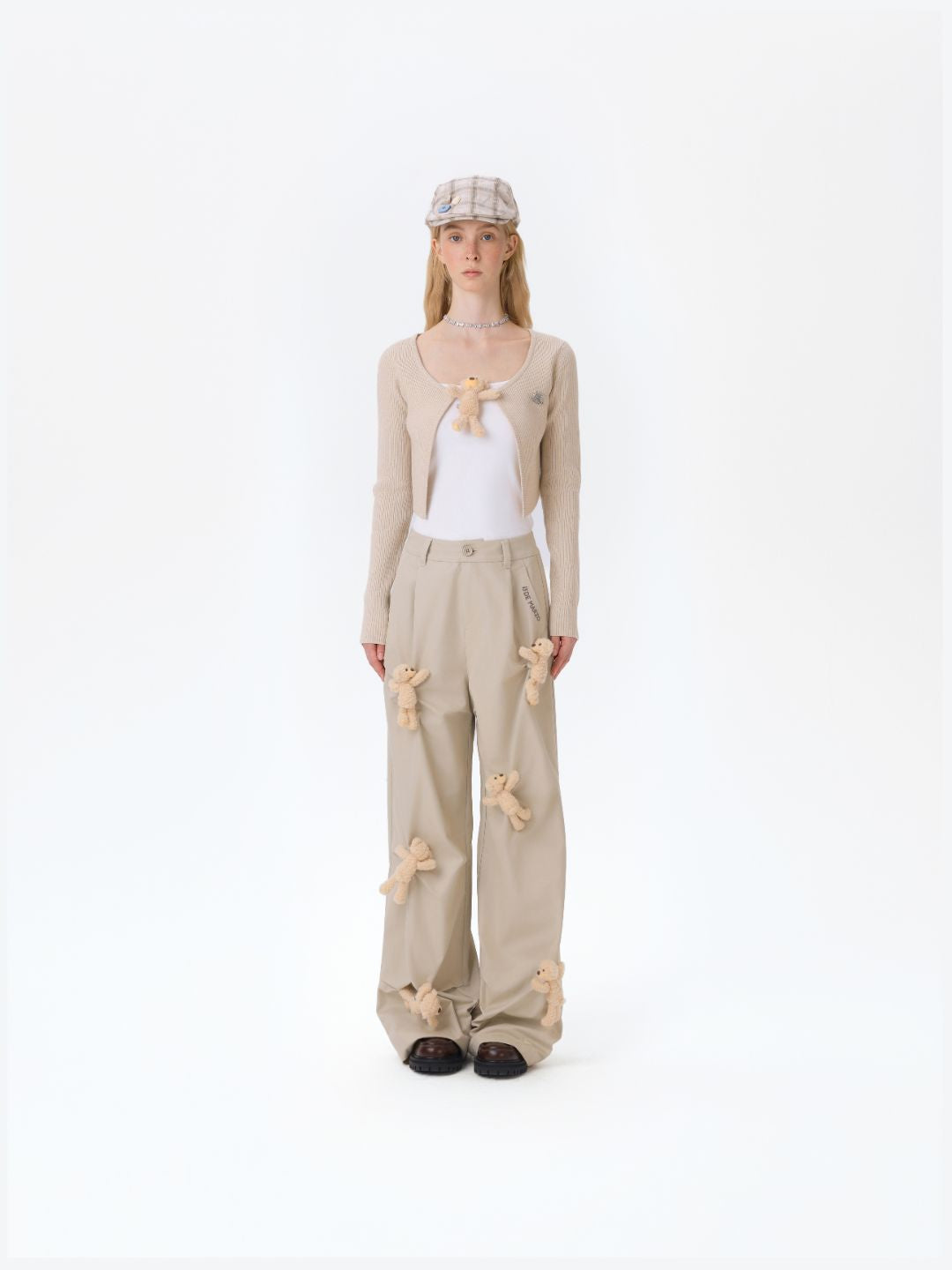 13DE MARZO Doozoo Casual Cargo Pants Khaki - 13DE MARZO