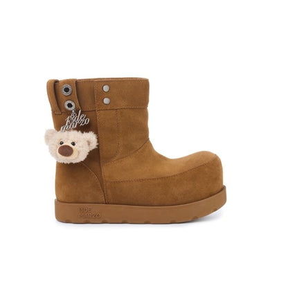 13DE MARZO Logo Snow Boots Khaki - 13DE MARZO