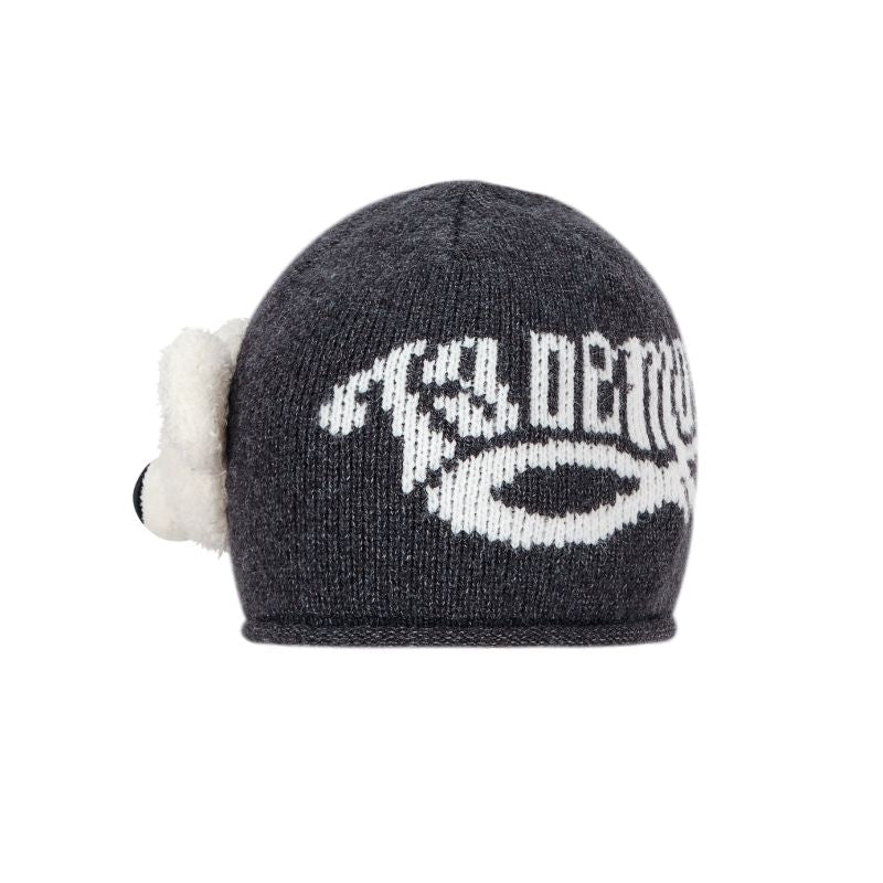 13DE MARZO｜Doozoo 3D Bear Beanie Dark Grey