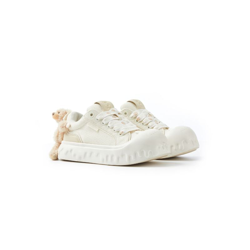 13DE MARZO Bear Melt Canvas Sneakers - 13DE MARZO