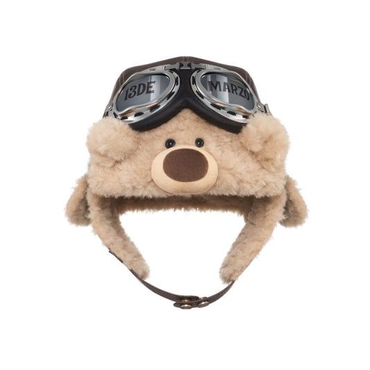 13DE MARZO Pilot Bear Vintage Hat Brown - 13DE MARZO