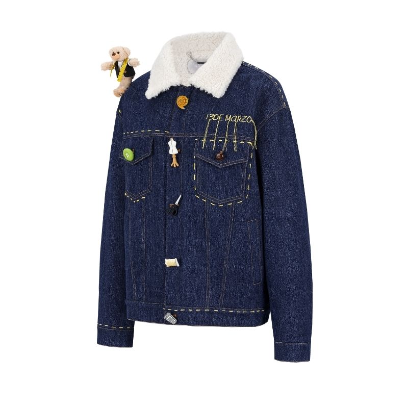 13DE MARZO Tailor Bear Fleece Jacket - 13DE MARZO