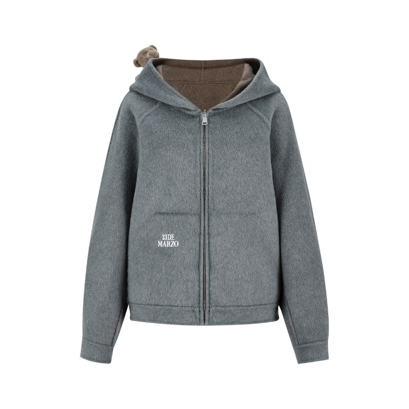 13DE MARZO Bear Doudle Fleece Coat - 13DE MARZO