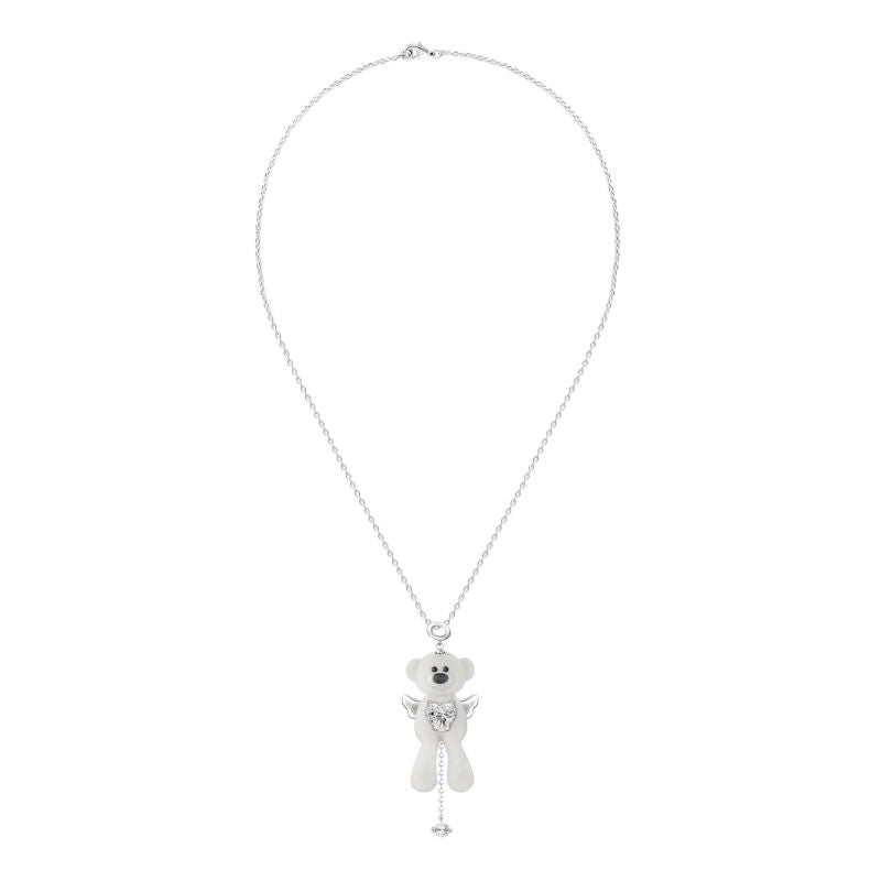 13DE MARZO Bear Angel Zircon Necklace - 13DE MARZO