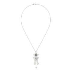 13DE MARZO Bear Angel Zircon Necklace