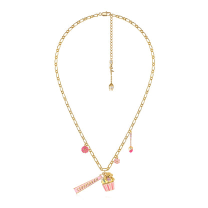 13DE MARZO Bear Cupcake Necklace - 13DE MARZO