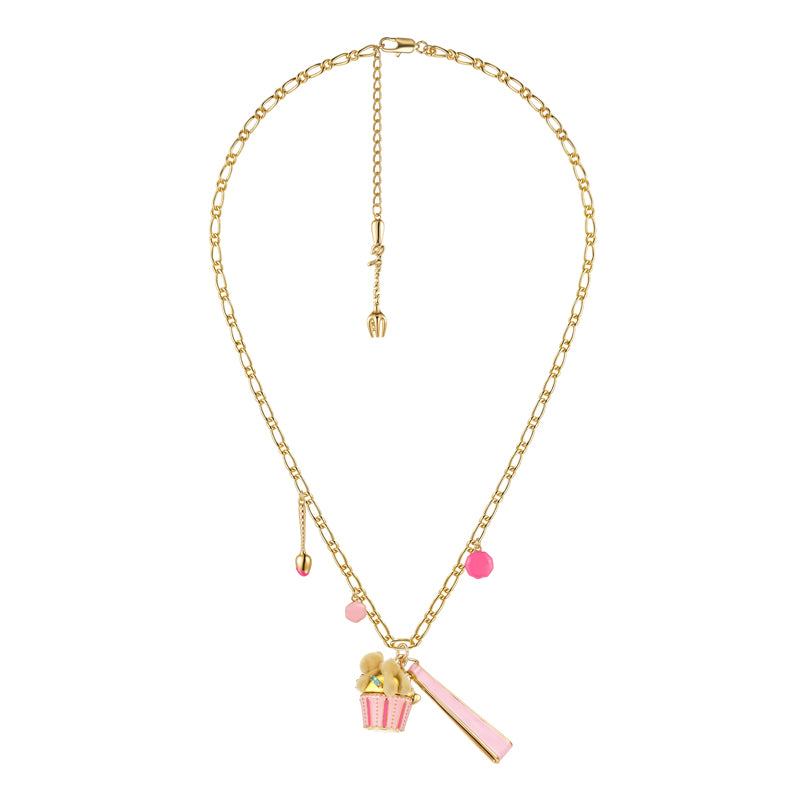 13DE MARZO Bear Cupcake Necklace - 13DE MARZO