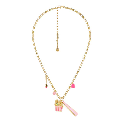 13DE MARZO Bear Cupcake Necklace - 13DE MARZO