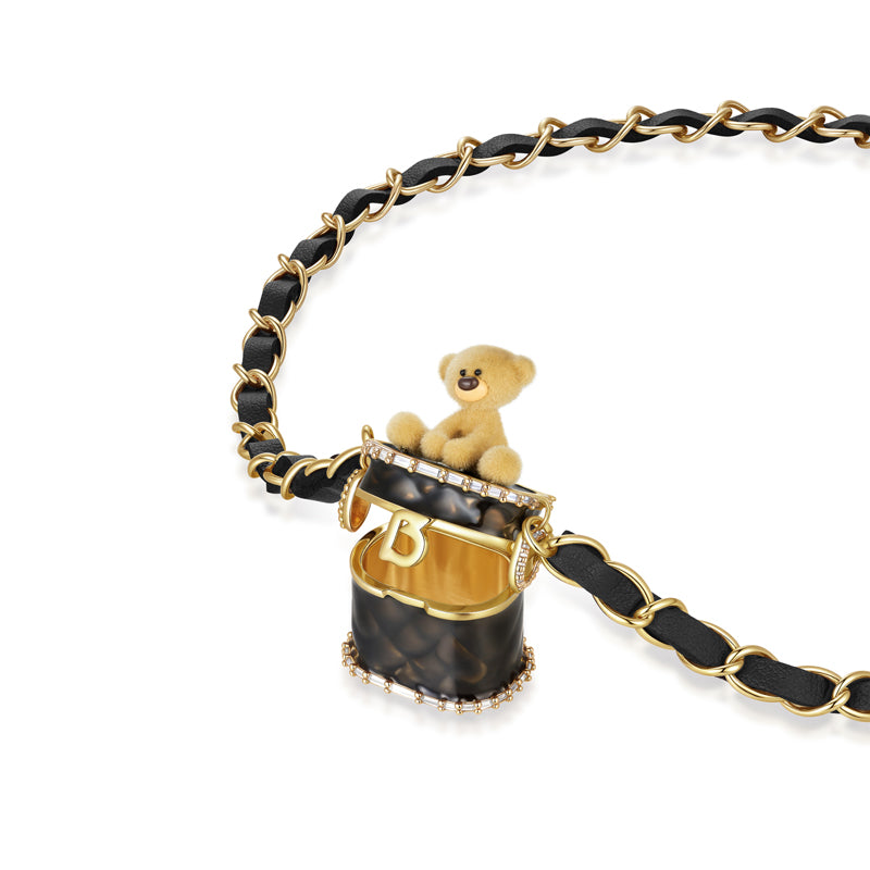 13DE MARZO Bear Classic Bag Necklace - 13DE MARZO