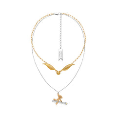Harry Potter × 13DE MARZO Golden Snitch Bear Necklace