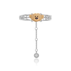 13DE MARZO Bear Logo Bracelet